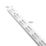 RB UK Twin Slot Uprights White 2060mm x 25mm 2 Pack