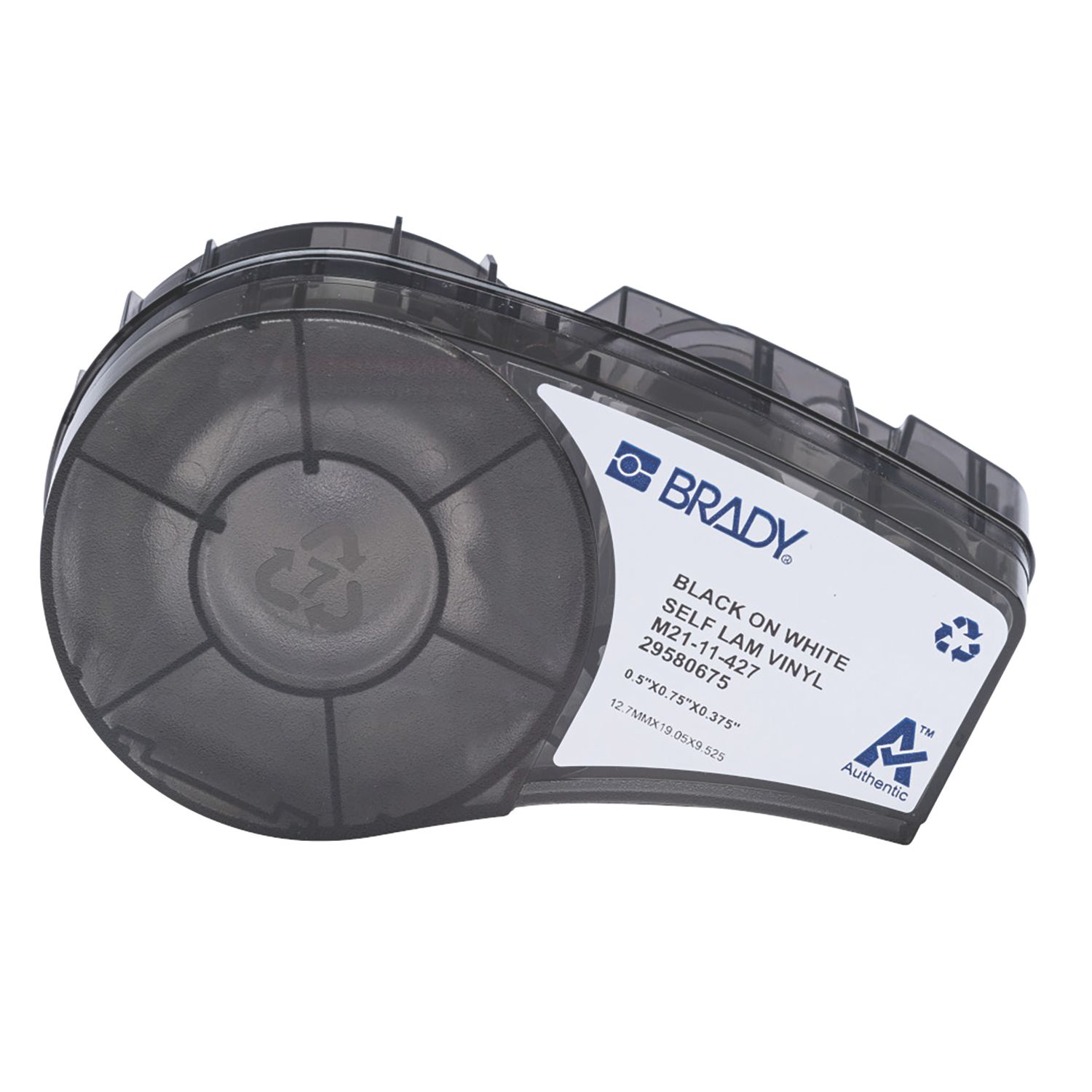 Brady 152083 Self-laminating Vinyl Label 12.7mm x 19.05mm (156YY)