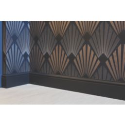 Ogee Skirting Board White 2.4m x 80mm x 12mm 6 Pack