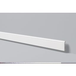 Ogee Skirting Board White 2.4m x 80mm x 12mm 6 Pack