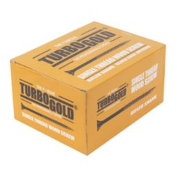 TurboGold  PZ Double-Countersunk  Multipurpose Screws 4mm x 25mm 200 Pack