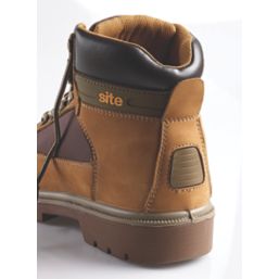 Site Quartz    Safety Boots Honey Size 10