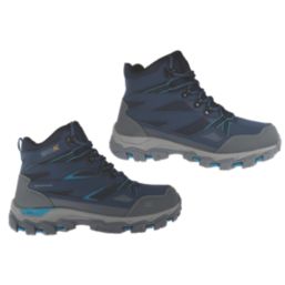 Regatta Holcombe III Size 3 Womens Navy / Exotic Plume Waterproof  Non Safety Work Boots