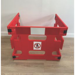 Addgards Handigard 3R0R Temporary Safety Barrier System Red 300cm