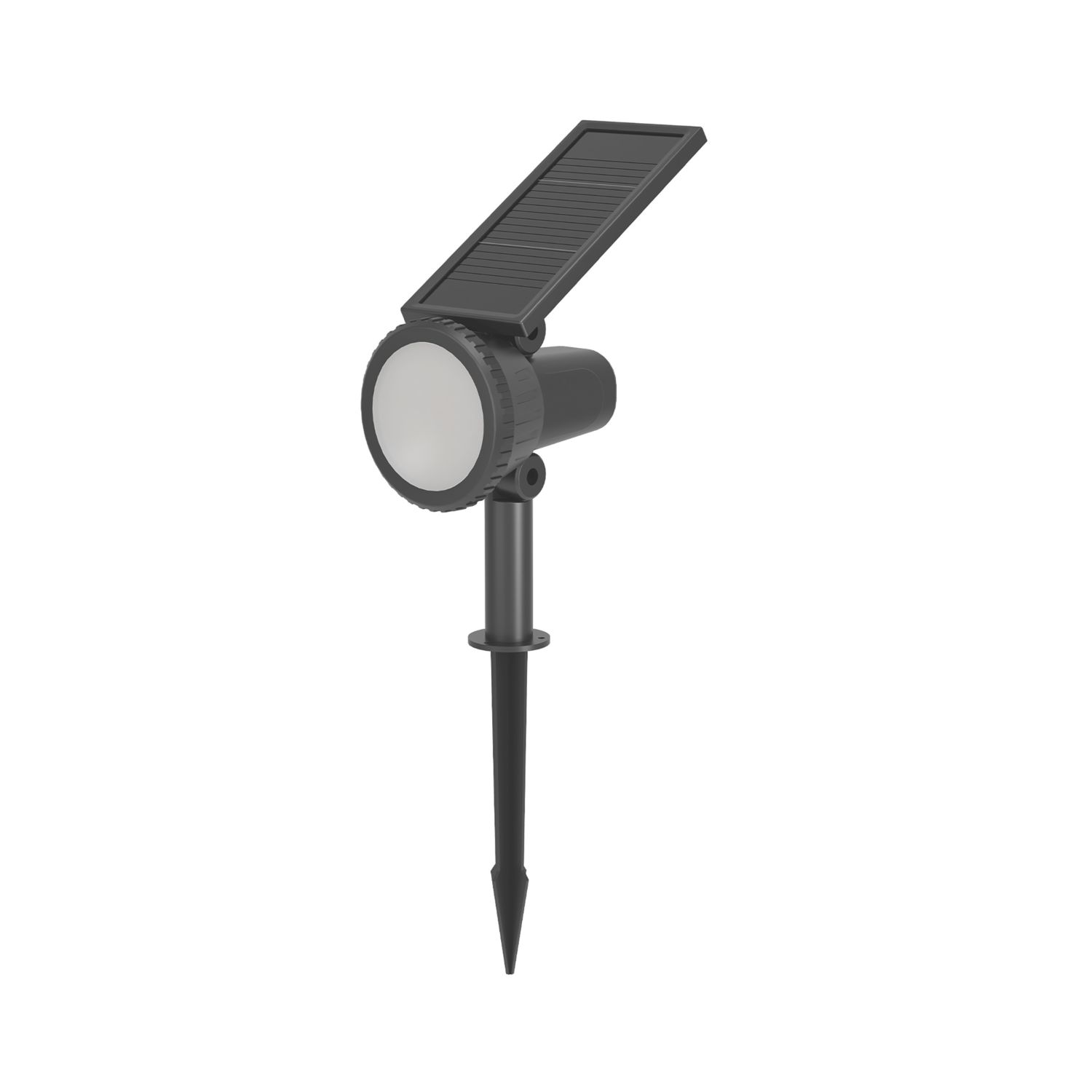 Eglo Sambuco Outdoor LED Solar-Powered Spike Light Black 230lm (157CX)
