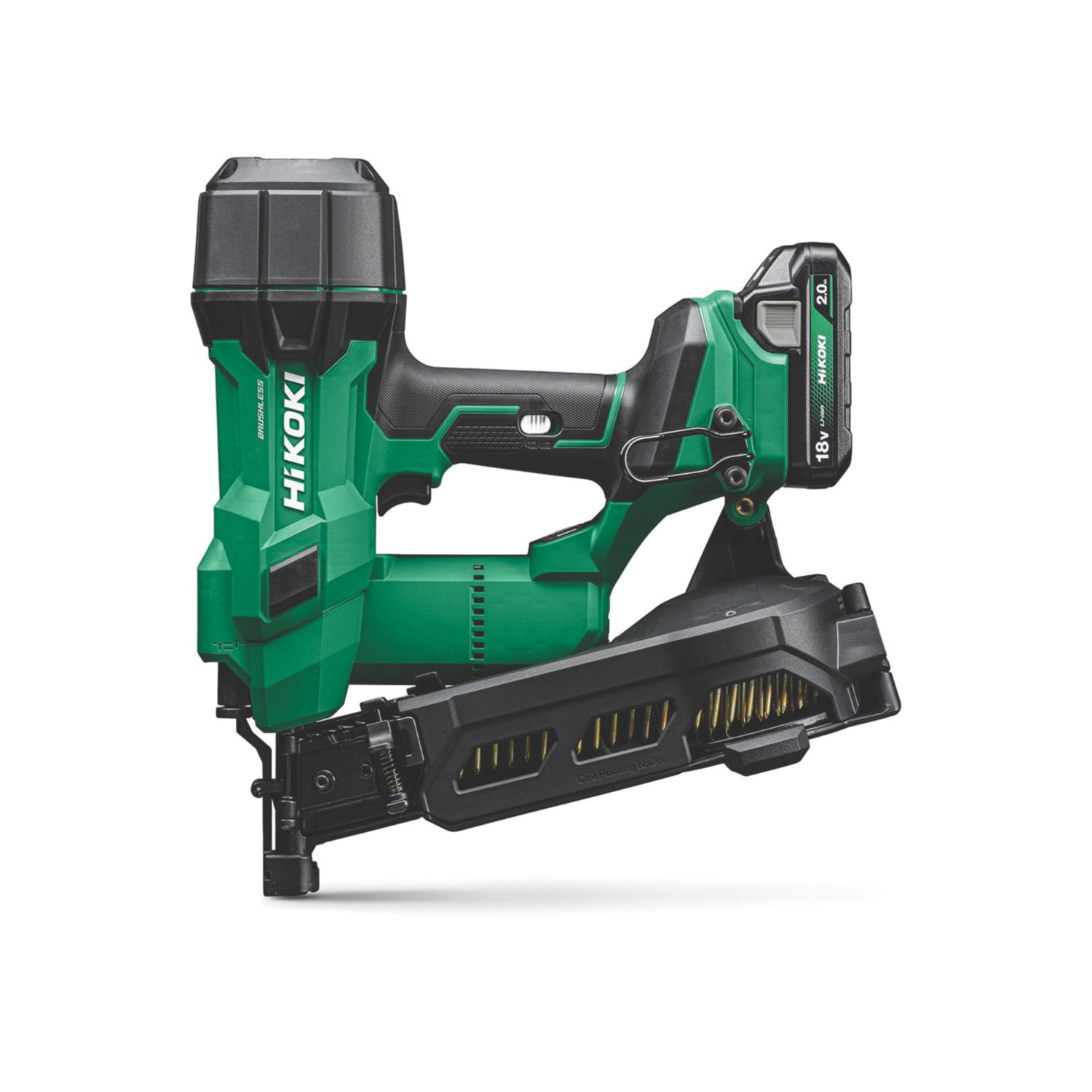 HiKOKI NV1845DA 45mm 18V 2 x 2.0Ah Li-Ion Brushless Medium Wire Cordless Nail Gun (157EV)