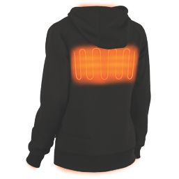 Milwaukee M12 HHLBL1-0 12V Li-Ion RedLithium Womens Heated Hoodie Black Size 14-16 - Bare