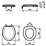 Armitage Shanks Orion 3  Toilet Seat & Cover Duraplast White