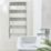 Time 1030mm x 530mm 1185BTU Silver Flat Designer Towel Radiator
