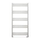 Time 1030mm x 530mm 1185BTU Silver Flat Designer Towel Radiator