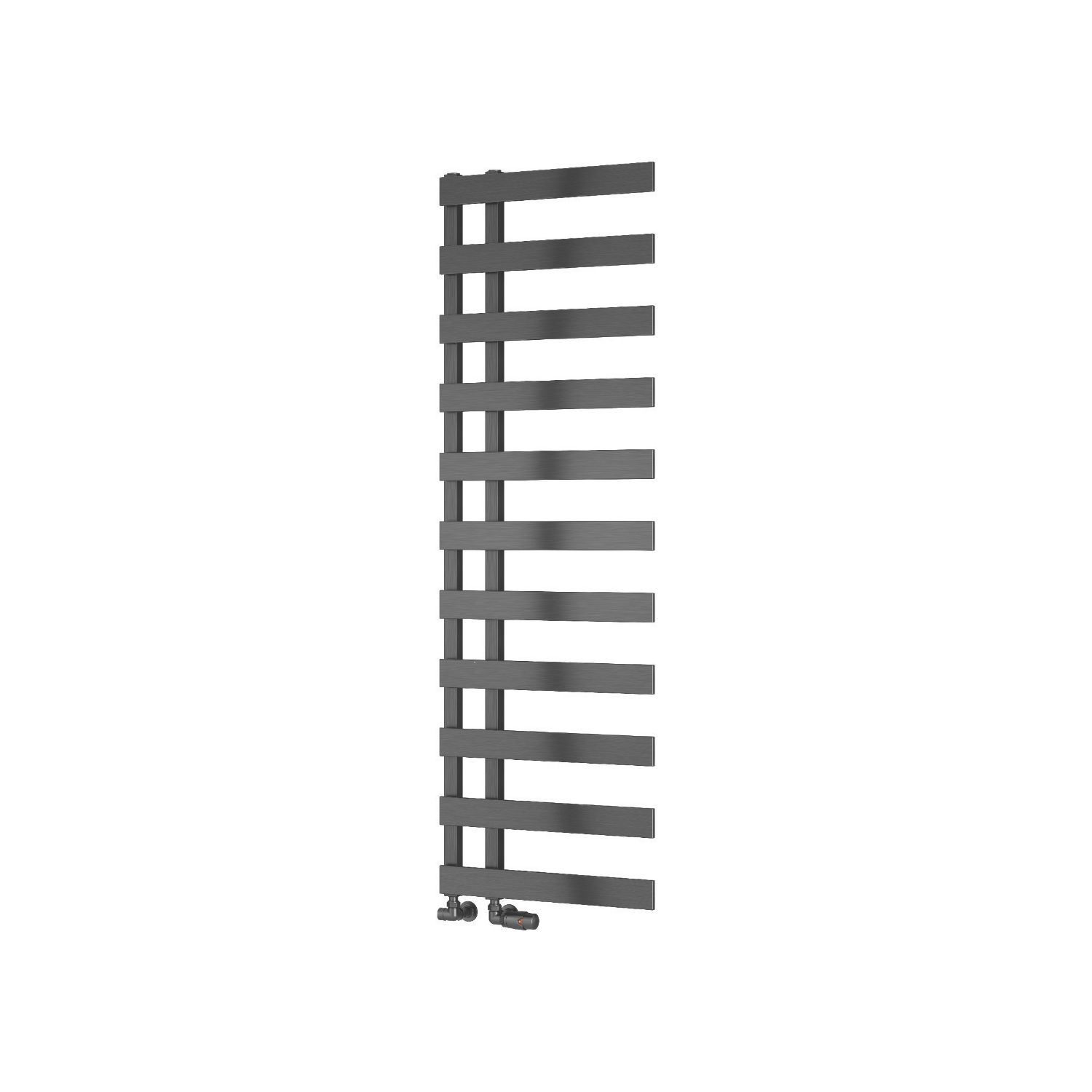 Reina 1525mm x 500mm 1931BTU Gunmetal Flat Designer Towel Radiator (157LH)