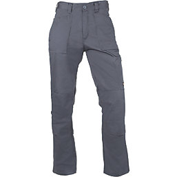 Dickies Action Flex Trousers Grey 40" W 32" L