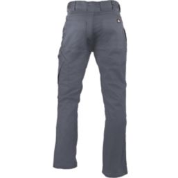 Dickies Action Flex Trousers Grey 40" W 32" L