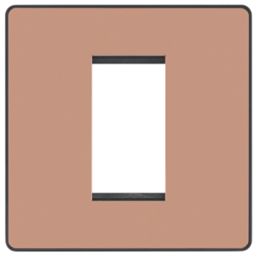 British General Evolve 1-Module Modular Faceplate Copper