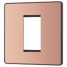 British General Evolve 1-Module Modular Faceplate Copper
