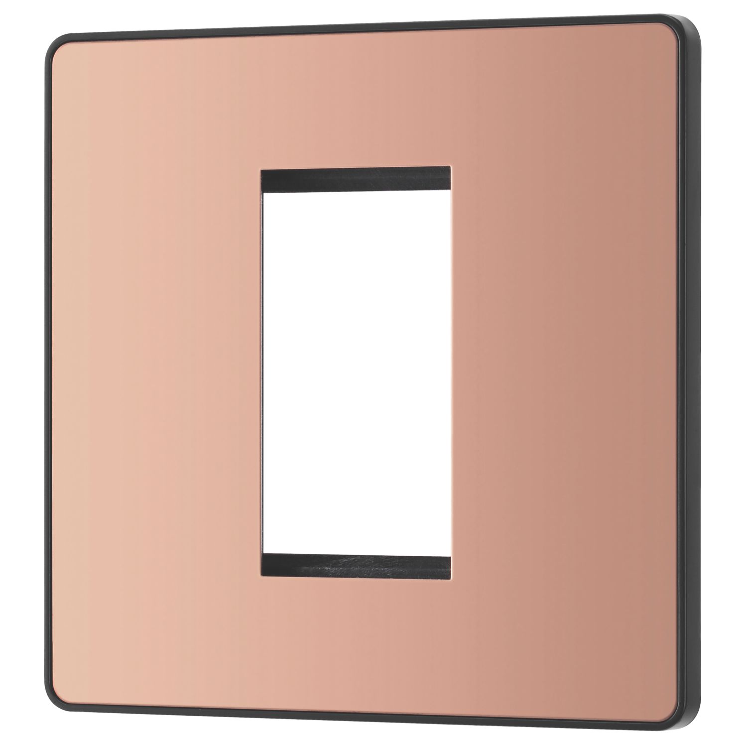 British General Evolve 1-Module Modular Faceplate Copper (157XG)