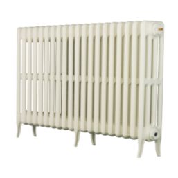 Arroll 660mm x 1234mm 5323BTU White Cast Iron 4 Column Radiator