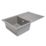 1 Bowl Plastic & Resin Kitchen Sink & Drainer Grey Reversible 800 x 500mm