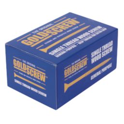 Goldscrew  PZ Double-Countersunk Multipurpose Screws 6 x 80mm 100 Pack