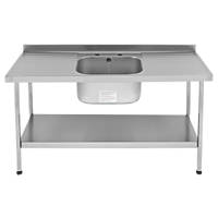 Franke Mini 1 Bowl Stainless Steel Catering Sink 1500 x 600mm