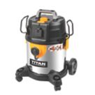 Refurb Titan TTB922VAC-M 1400W 20Ltr M Class Wet & Dry Vacuum 220-240V