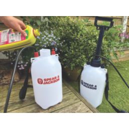 Spear & Jackson  White Pump Action Pressure Sprayer (Twin Pack) 5Ltr