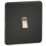 Knightsbridge  10AX 1-Gang 2-Way Light Switch  Matt Black