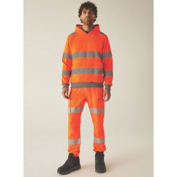 Regatta Hi-Vis Pro Contract Hoodie Orange Small 43.3" Chest