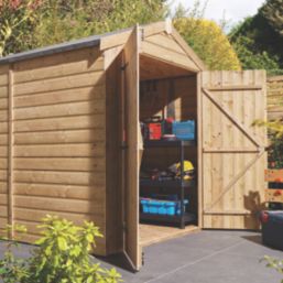 Rowlinson  6' x 7' 6" (Nominal) Apex Shiplap Timber Shed