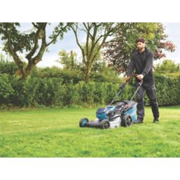 Erbauer 36V 2 x 5.0Ah Li Ion EXT Brushless Cordless 46cm Lawn Mower Screwfix