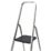 Mac Allister Aluminium 1.88m 6 Step Platform Step Ladder