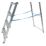 Mac Allister Aluminium 1.88m 6 Step Platform Step Ladder
