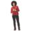 Regatta Hillpack Womens Jacket Rumba Red / Seal Grey Size 16