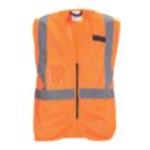 Milwaukee Contractor Hi-Vis Vest Yellow Large / X Large 42-46" Chest