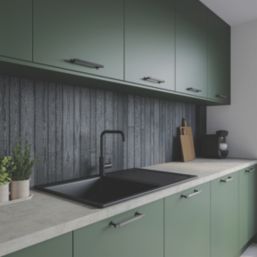 Wilsonart Shou Sugi Ban Black Splashback 3050mm x 750mm x 4mm