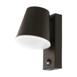 Eglo Caldiero Outdoor Wall Light With PIR Sensor Black