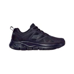 Skechers Arch Fit SR Axtell Metal Free  Non Safety Shoes Black Size 8