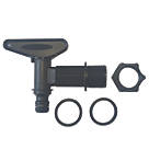Straight PLC 19mm Tap, Washers & Nut
