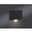 Knightsbridge  13A 2-Gang DP Switched Socket & Night Light Matt Black  with Black Inserts