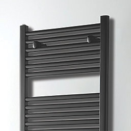 Towelrads Pisa Premium Towel Radiator 1800mm x 600mm Black 3484BTU
