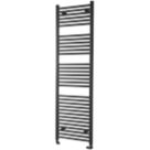 Towelrads 1800mm x 600mm 3484BTU Black Flat  Towel Radiator