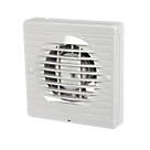 Manrose XF100T 4" Axial Bathroom Extractor Fan with Timer White 240V