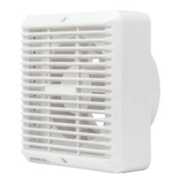 Manrose XF100T 100mm (4") Axial Bathroom Extractor Fan with Timer White 240V