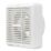 Manrose XF100T 100mm (4") Axial Bathroom Extractor Fan with Timer White 240V