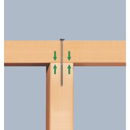 Spax  TX Flange Self Drilling Stainless Steel Timber Screws 6mm x 100mm 100 Pack