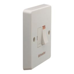 Crabtree Capital 13A Switched Dishwasher Fused Spur with Neon White