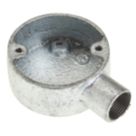 Deta 1 Way 20mm Terminal Conduit Box Galvanised