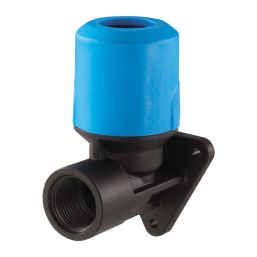 JG Speedfit UGPWB2014 MDPE Wall Plate Elbow 20mm x 1/2"