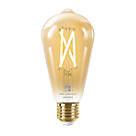 4lite  ES ST64 LED Smart Light Bulb 7W 640lm 2 Pack