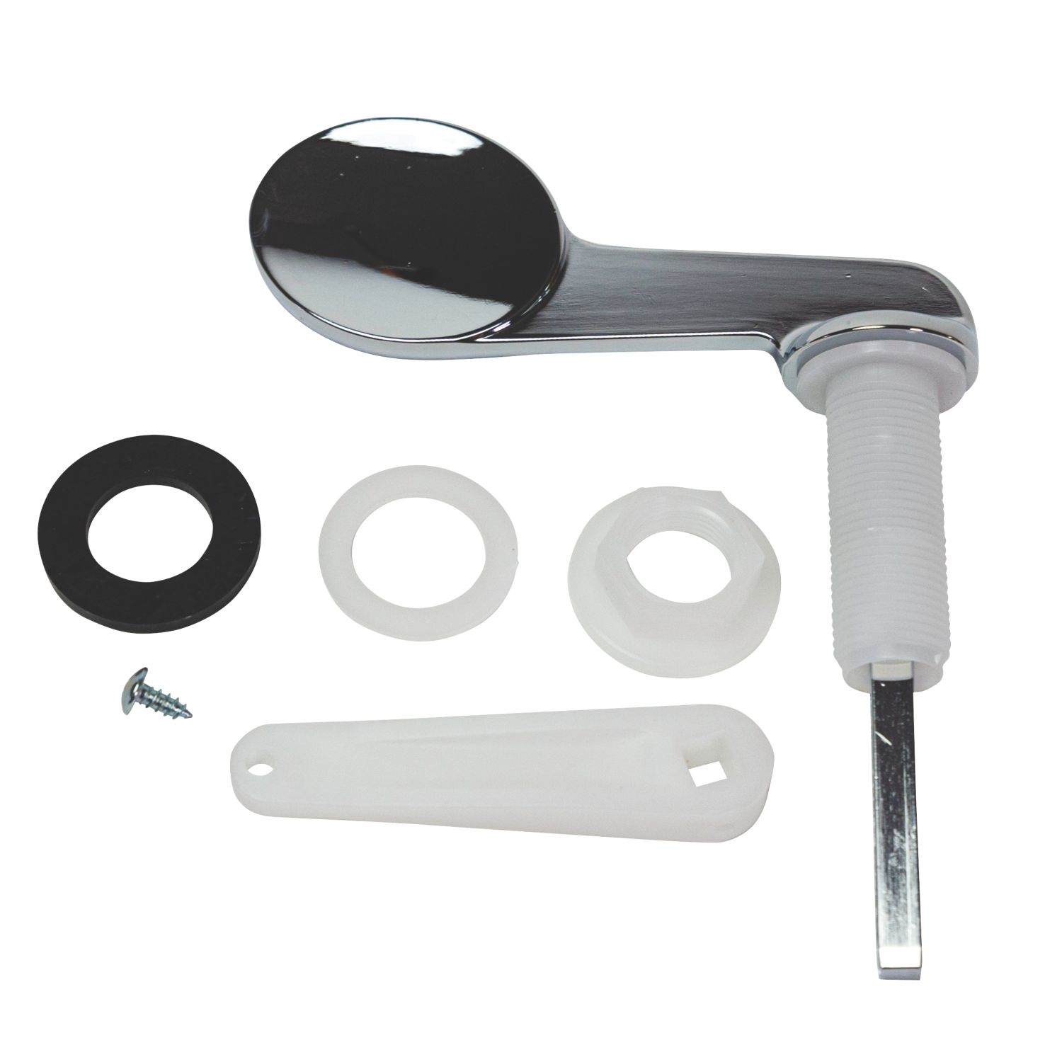 Fluidmaster 650X-015-P30 Dual-Flush Paddle Lever Chrome (159JM)